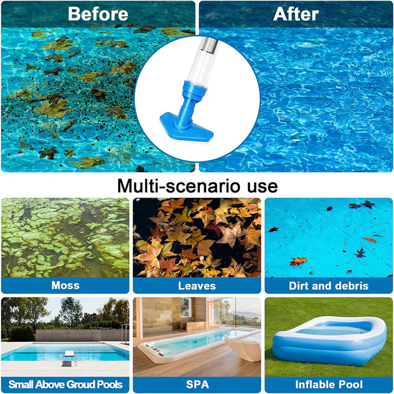 AquaVacim Cordless Pool Vacuum Cleaner for Sand & Silt