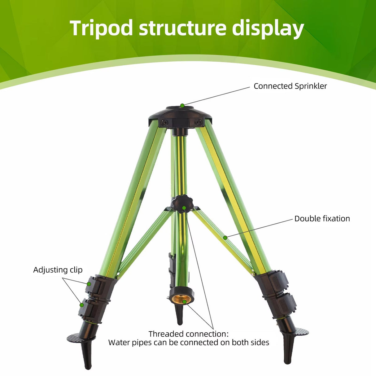 TerriPod 360-Degree Large Area Sprinkler Tripod