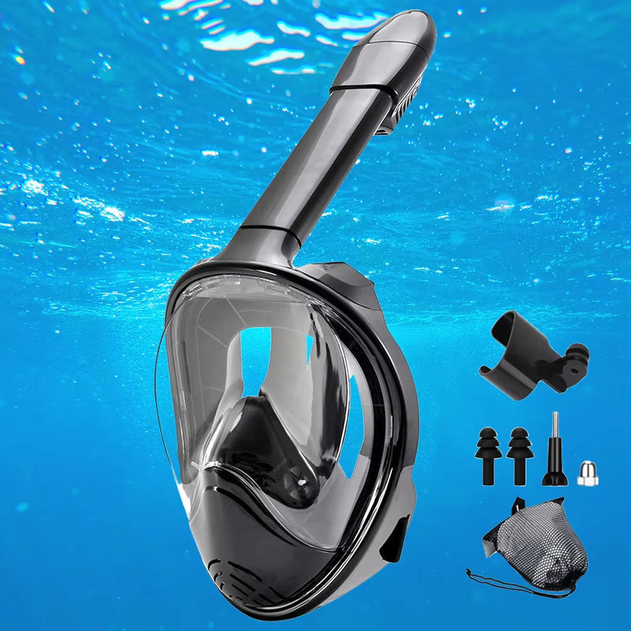 Divymask Panoramic Full Face Snorkel Mask