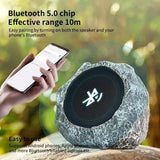 Rockyspizk Solar-Powered Outdoor Rock Speaker