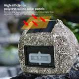 Rockyspizk Solar-Powered Outdoor Rock Speaker